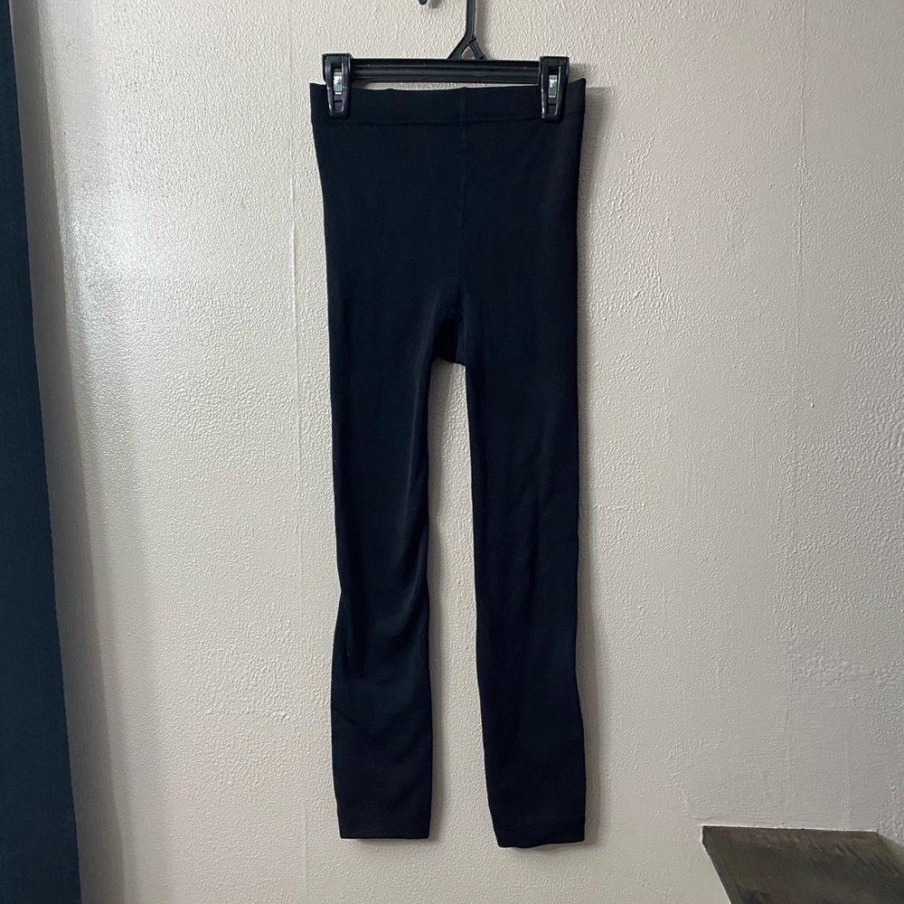 Black Fleece Leggings